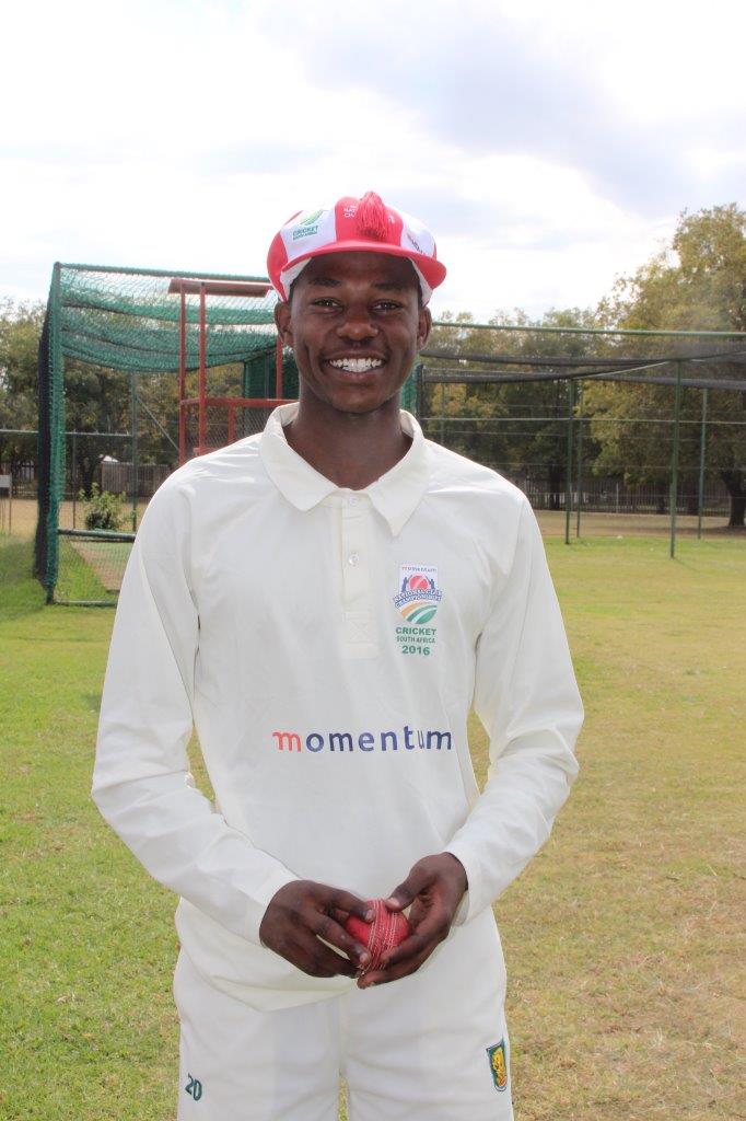 Katleho Leokaoke took 5/26 in the National Club Championship final for NWU Pukke. His 5-wicket haul earned him the man of the match award.