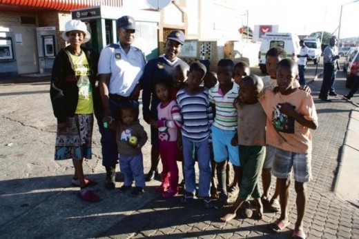Children of all ages also came to listen to the crime topics of the day. Photo: Selogile Leshage