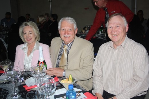 Alta Parkin, Garnet Parkin (commercial consultant of the project), and Bobo van der Westhuizen (chief director of finance and facilities)