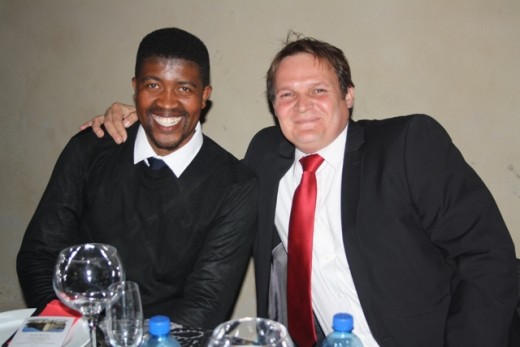 Stanley Dinkebogile and Lesley Barend