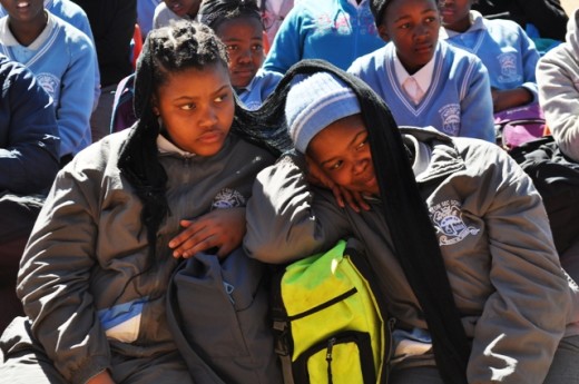 The girls hear how the product will change their lives.