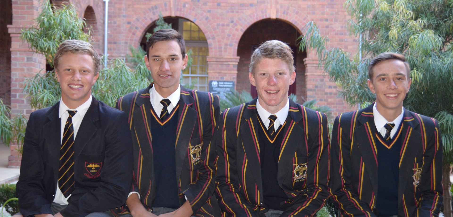 4de-span: Waldo Kotze, André Taljaard, Johan Schoeman en Vincent Viljoen.4de-span: Waldo Kotze, André Taljaard, Johan Schoeman en Vincent Viljoen.
