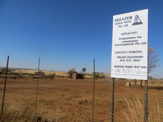 Die Eleazermyn. Foto: Susan Cilliers van Beeld