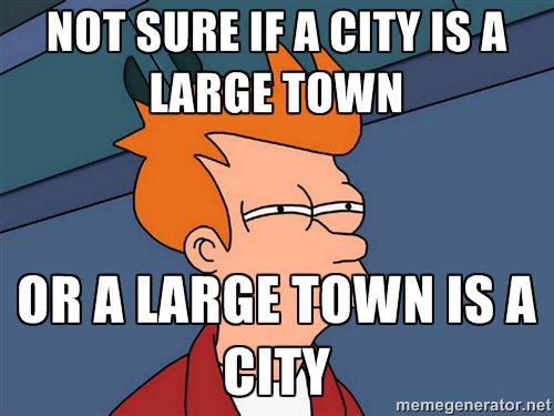 city
