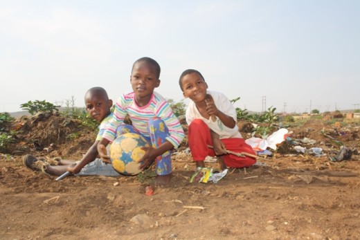 Apart from the sewage spilage, there is a rubbish dump nearby where children play. According to the residents this is also harmful to their kids.