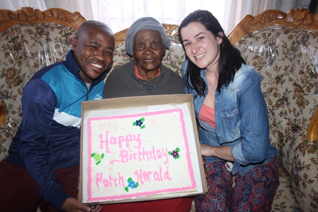 Selogile Leshage, Maryke van Heerden and Ouma Monaisa.