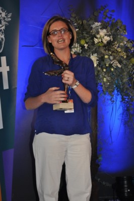 Christina Naurattel, kurator van die Kunssafari vir kinders.