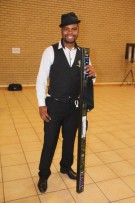 A proud Lebohang Maseko from North West as the 2016 SANDF Blackball Pool Champion.