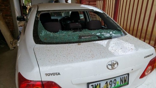 car damaged