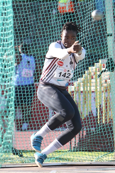 Tshepang Makhethe in action for NWU Pukke during the Varsity Athletics competition earlier this year.