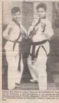 Master Louise Vivers and Herman Kriel in an archive photo that appeared in the Potchefstroom Herald in August 1994.