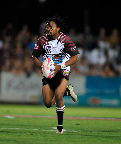 20170206 Varsity Rugby in Potchefstroom on the Fanie du Toit. The Madibaz from PE plays Pukke.Jimmy Mpailane ffrom Pukke does his part for the NW Pukke.photo Mario van de Wall/SASPA