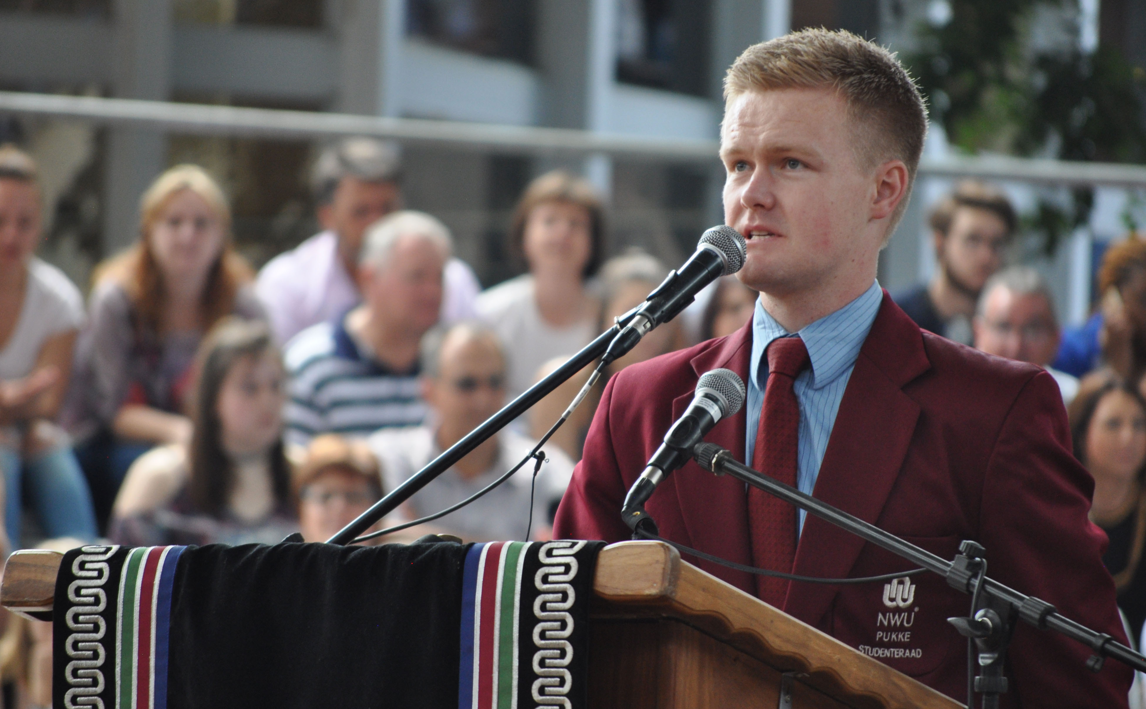 Paul Maritz, voorsitter van die Potchefstroom Kampus en Institusionele studenteraad. Foto: Marianke Saayman