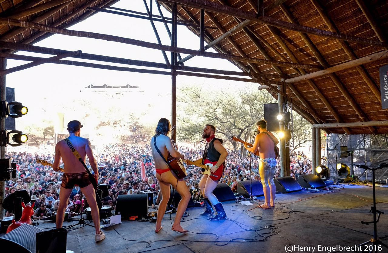 Performing live at Oppikoppi 2016. Photo: Henry Engelbrecht. 