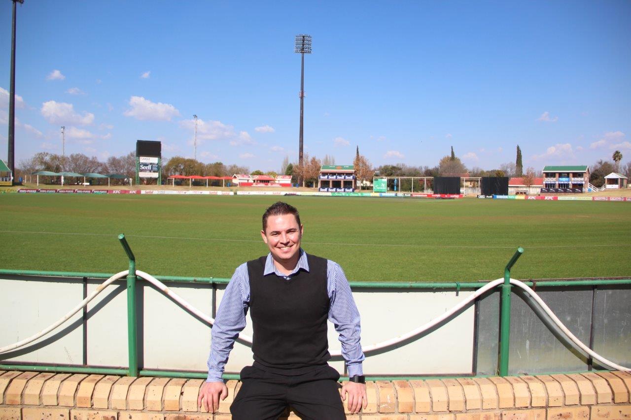 Heinrich Strydom op Senwes Park waar hy beide as speler en HUB sy merk gemaak het.