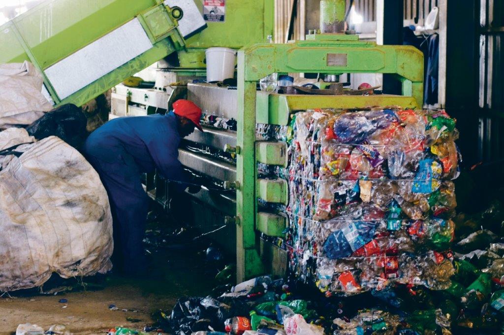 Deswalner Recycling CC, herwinningsaanleg in Potchefstroom