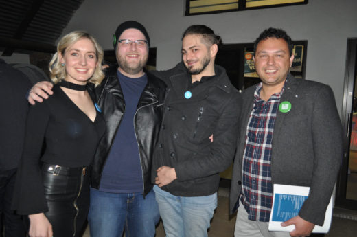Delmari van Zyl, Dane Beisheim, Justin Botha en Jaco van der Walt. Foto: Marianke Saayman