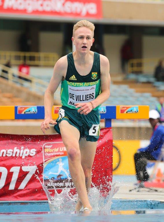 Robert de Villiers het 'n elfde plek in die o.18 Junior Wereldatletiekkampioenskappe behaal. Foto: Roger Sedres/ImageSA