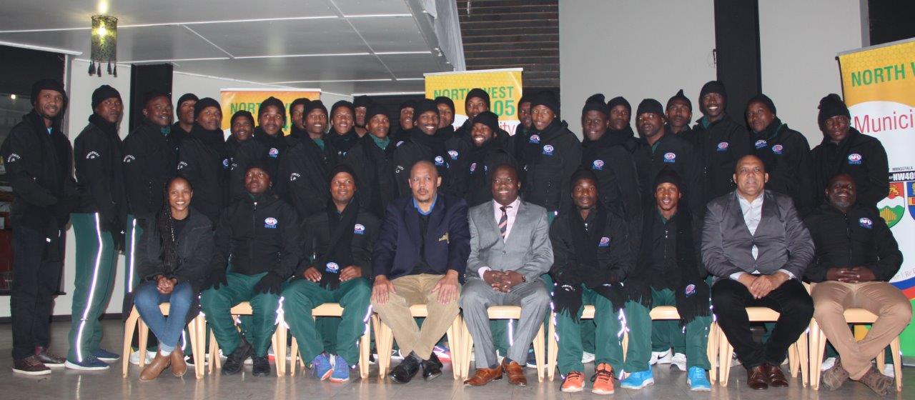 South Africa's AFL with their new NW 405 sponsored kit.