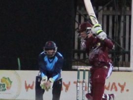 Janneman Malan goes on the drive