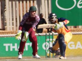 Mangaliso Mosehle made 52 (42) to steer his side to victory against North West in the Africa T20 Cup.