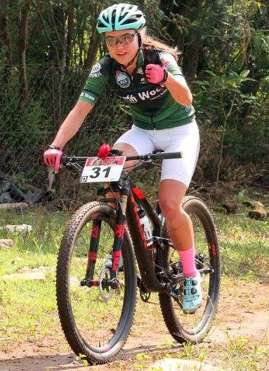 Danielle Strydom on her way to victory