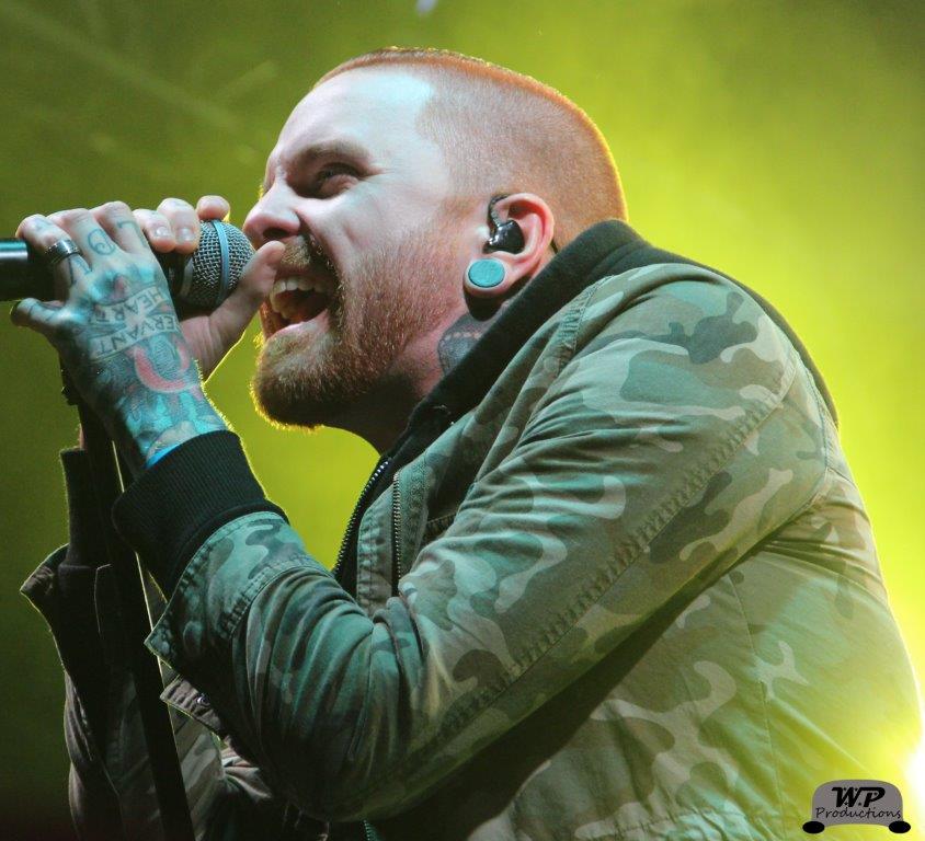 Matty Mullins of Memphis May Fire. Photo: Wouter Pienaar.