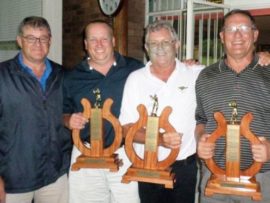 Wennersvan die Mug of Mugs: Lourie van dier Merwe, Fanie Laubscher, Anton van Rooyen en Christo Meintjies