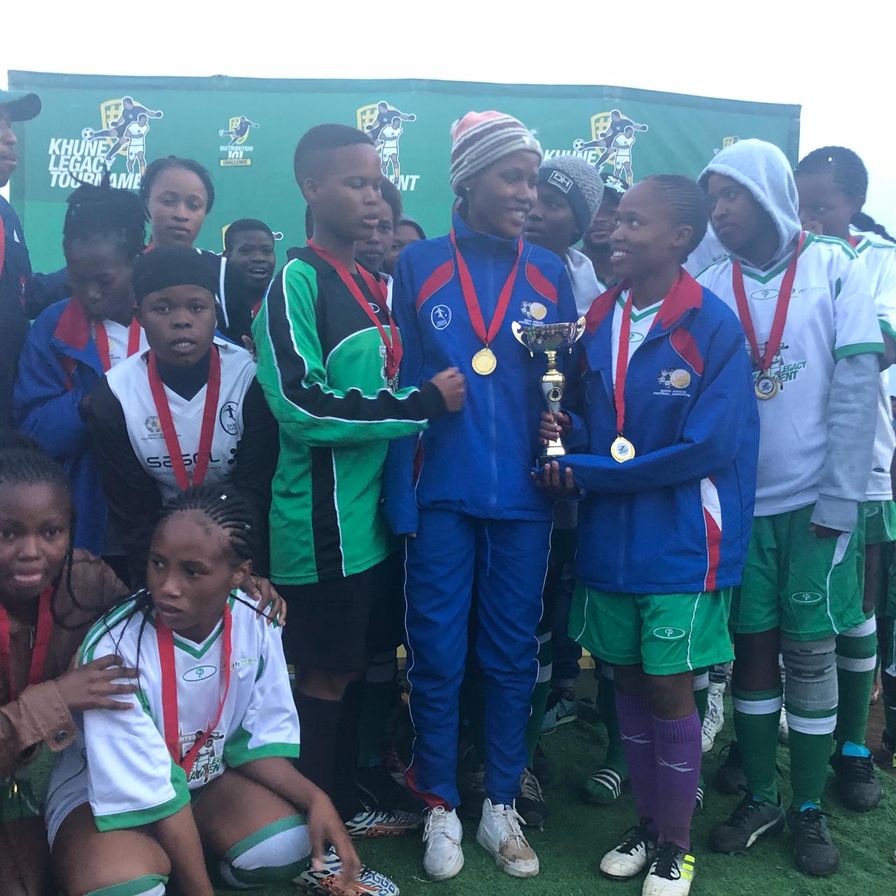 The Scorpion Ladies’ winning team.