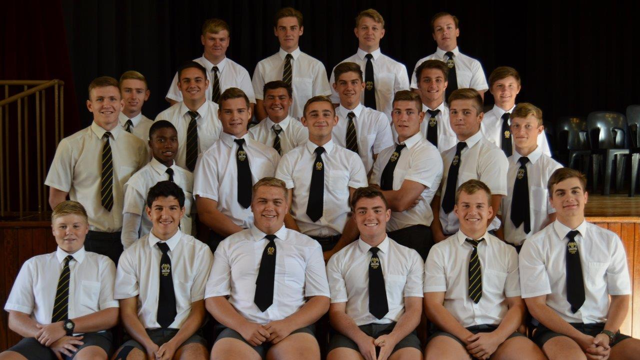 Volkies se 3de rugbyspan het ‘n bronsmedalje verower nadat hulle 12-12 teen Noordheuwel speel: Voor: Zander Fourie, Ockert Olivier, Kobus Ueckerman, Logan Boshoff, Janco Labuschagne en Stefan Robbertse. 2e ry: Ettiene Kruger, Luckyboy Mumakwe, Janco Coetzer, Riandré Keyser, Elmar van der Merwe, Armand Marais en JB Fouché. 3e ry: Allen Sutherland, Jaco Viljoen, Liaan Botha, Muller Steenkamp, Estiaan de Beer en Marnus Haasbroek. 4e ry: Johan van der Walt, Heinrich Henningh, Floris Coetzee en Johan van Rooyen