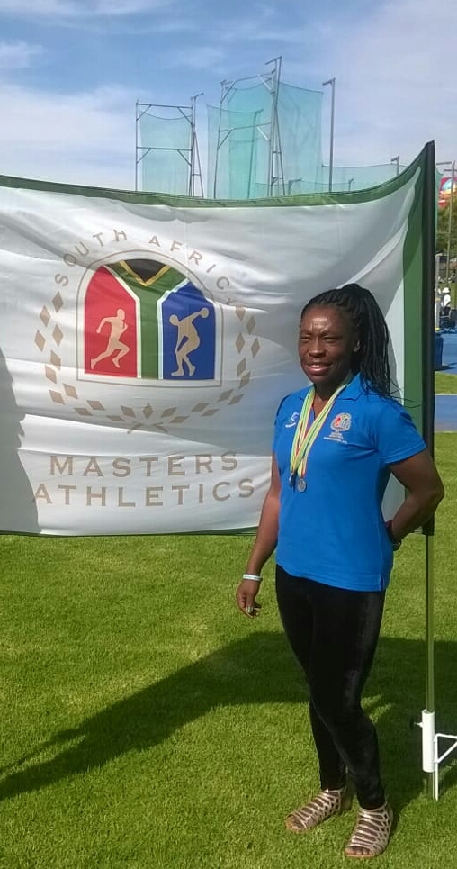 Tembakazi Zweni het in die 1500 meter uitgeblink.