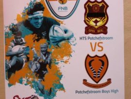 The FNB Classic Clash between HTS Potchefstroom and Potchefstroom Boys High will once again be fiercly contested on Saturday, 19 May at HTS. Photo: Mauritz Steenkamp