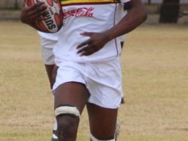 Tim Salusalu, one of the stars for THS at lock.
