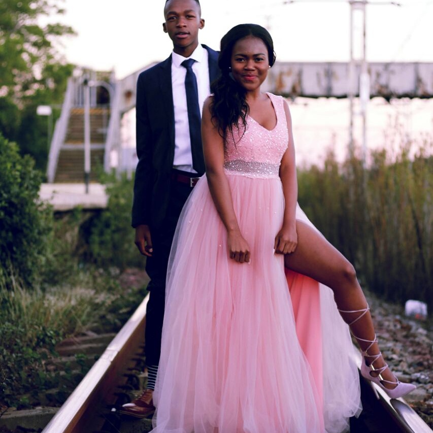 A matric farewell dress made by Dorah Norman (Susky Designs). Photos: Susky Designs