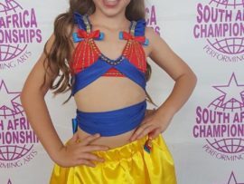 Bianca het puik by die Sacopa kampioenskappe in verskeie dansafdelings presteer. Haar droom is om in 2019 na Los Angeles te gaan. Foto: Verskaf