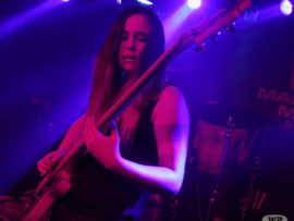 Bassist of Riddlebreak, Roushan van Niekerk.