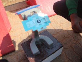 The Solar-powered microscope that the Seripe twins invented.
