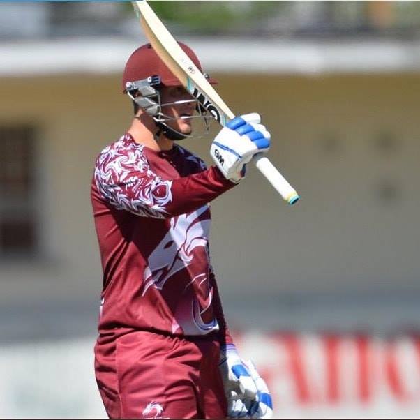 Wihan Lubbe scored his debut T20 century from a record-breaking 33 balls during the North West Dragons Africa Cup clash against Limpopo. Photo: Prosport International/Facebook