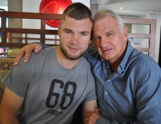 Albert John en Nanna se pa, Jacques Viviers. Foto: Marianke Saayman