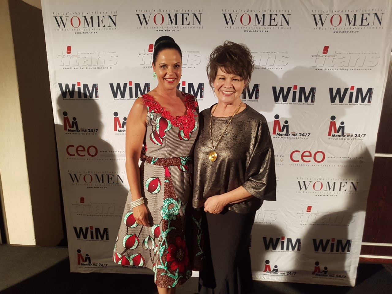 Janet Potgieter and Prof. Elda de Waal at the CEO Global Awards for Africa’s most influential women, Photos: Provided