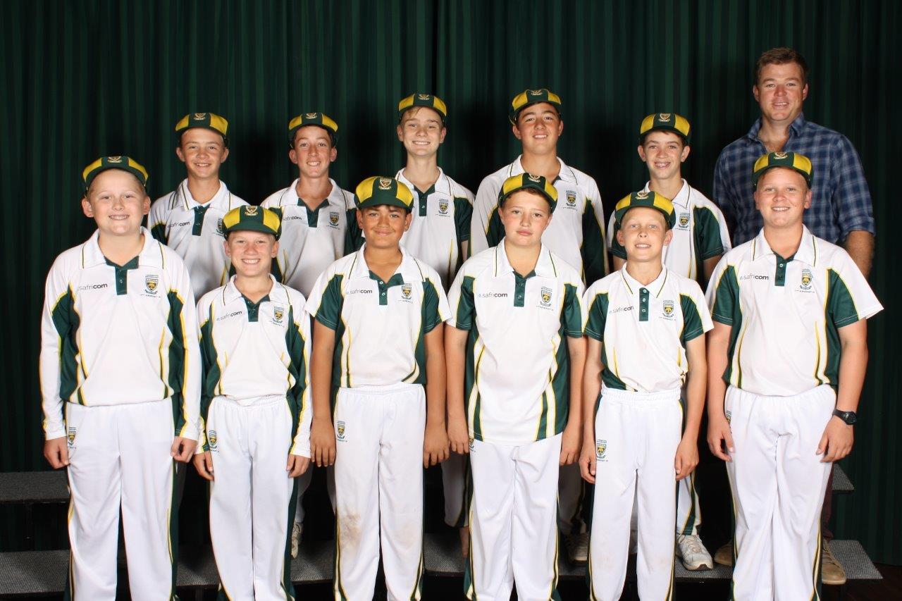 Laerskool Mooirivier se o.13A-krieketspan wat vanjaar 'n puik seisoen beleef het.
