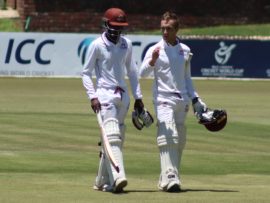 Richardt Frenz and Lesego Senokwane combined for a 291-run partnership.