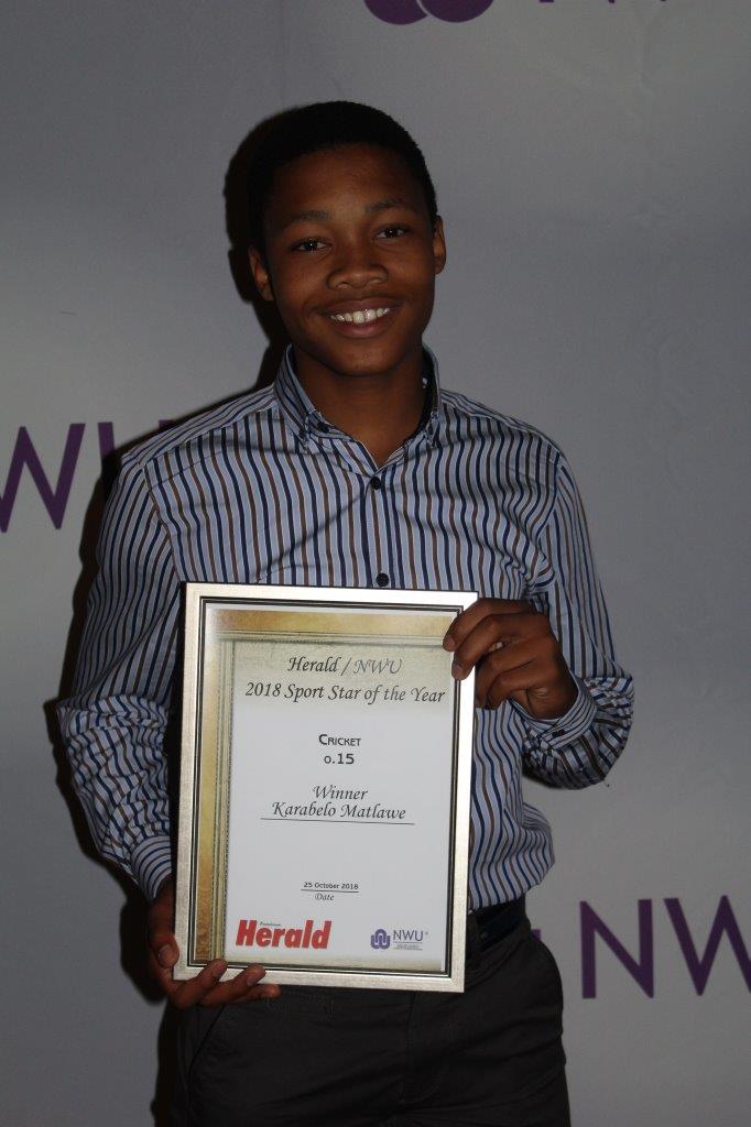 THS Potchefstroom's Karabelo Matlawe was one of the bright sparks for the NW u.17 side during the CSA National Weeks.