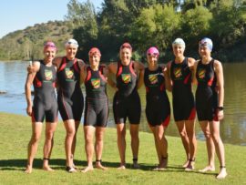 NW Ladies team: Jacolien Swart, Sharon O’Reilly, Minette Bell, Karen Otto, Alexandra Maritz, Riette Bester, Alisa Botha, Caelin vd Westhuizen (not in photo)