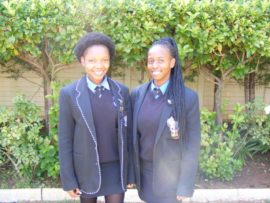 Boipelo Sekete en Philiswa Mkhuzo.