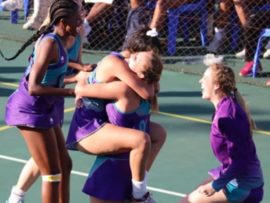 Die NWU is in die wolke na hulle sege in die finaal teen Maties. Foto: NWU Netbal/Facebook.