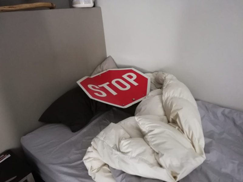 stopstraat, stop teken, Cachetpark CID