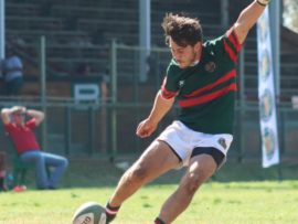 anlu Steenkamp mik pale toe vir die Luiperds o.21's teen die Leeus o.21 die afgelope Saterdag, 17 Augustus op Olënpark. Die Luiperds o.21's het 33-28 geseëvier.