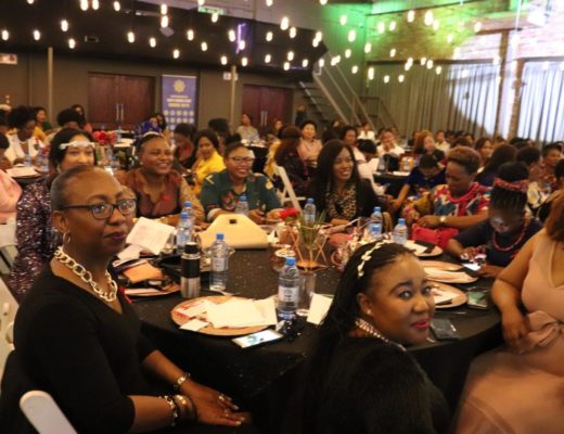 NW SAPS employees at Women's Day celebration, at Roots