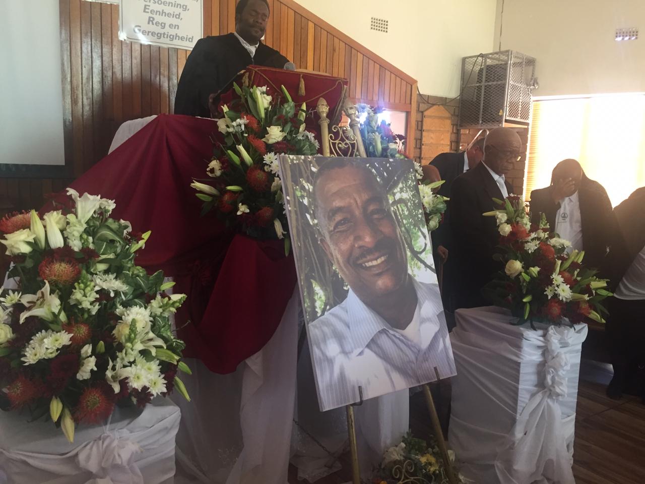 The funeral service of alderman Adolf David Willemse, at VGK